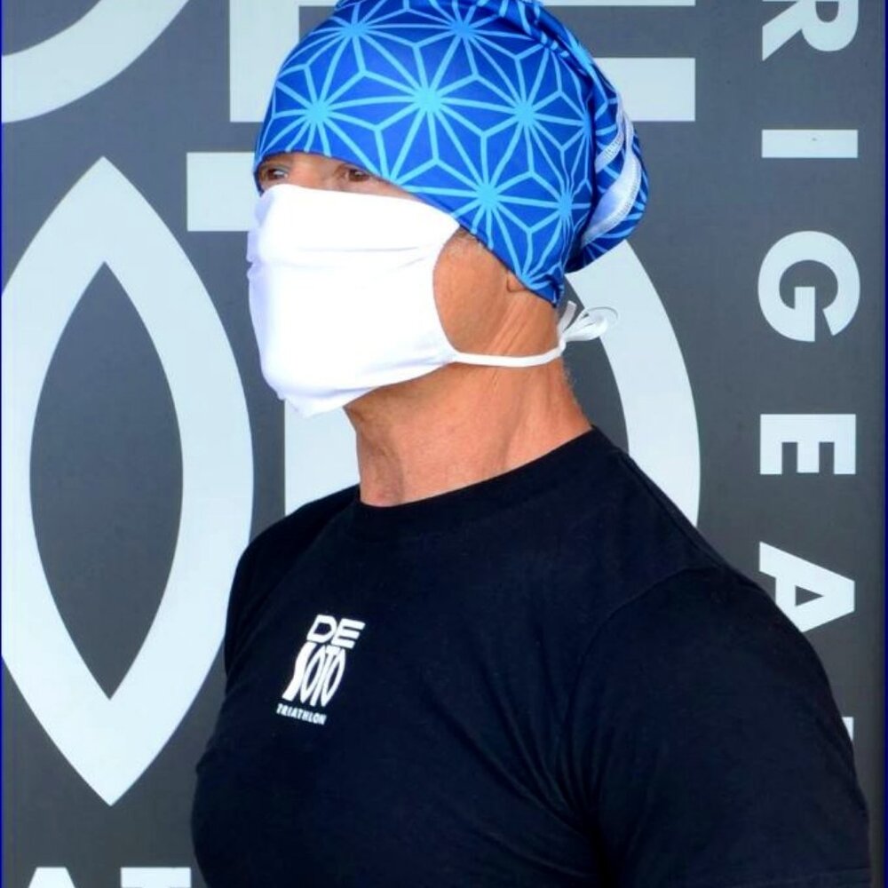 DeSOTO SPORT Skin Cooler™ Face Mask - Triathlon Marathon Men / Women - NWT